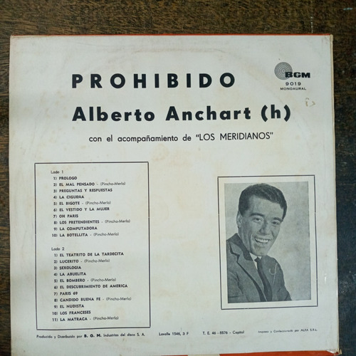 Prohibido * Alberto Anchart * Bgm 9019 *