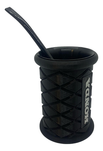 Mate Puño Moto Con Logo Impresion 3d Incluye Bombilla Honda