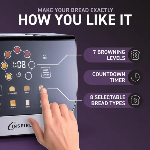 Tostadora Inteligente Inspirex Con Pantalla Táctil 2 Reban