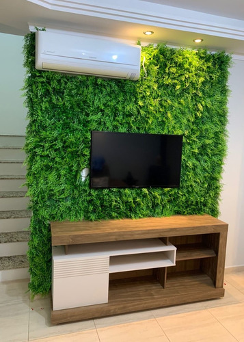 12 Jardim Vertical Artificial Painel Verde Planta Decorativa