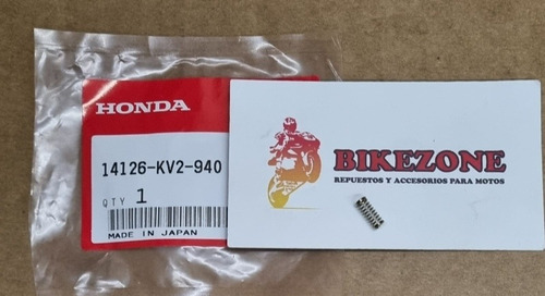 Imagen 2 de 5 de Resorte Pin Tope Descompresor Orig Honda Nx 400 Falcon Trx