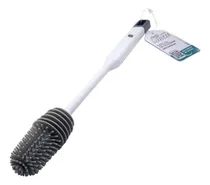 Comprar Cepillo Limpia Lava Botellas Mamadera Vaso Copas De Silicona Color Blanco