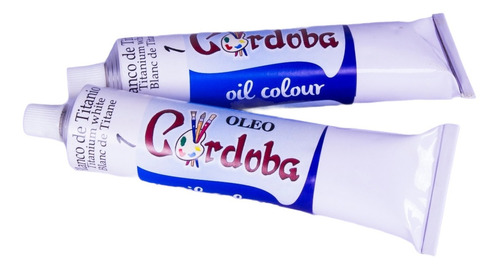Oleo Córdoba - Tubo  Pinturas Oleo Blanco De Titanio 120ml