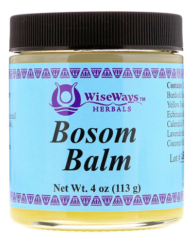 Balsamo Bosom, 4 Oz (113 G), Wiseways Herbals