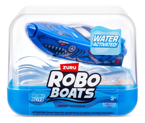Botes Robóticos Zuru Robo Alive Tiger Shark Y Robo Shark 2pk