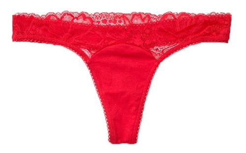 Imagen 1 de 4 de Tanga Panty Victoria's Secret Con Adorno De Encaje