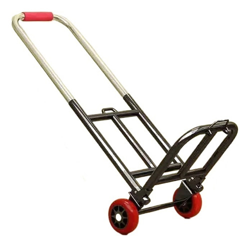 Carrito De Mano Plegable Portátil Con Asa Ajustable