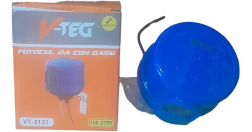 Fotocelda Multifuncional Azul C/base (100-277v) V-teg