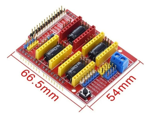 Cnc Shield 4 Drivers Motor Paso A Paso Impresora 3d Cnc