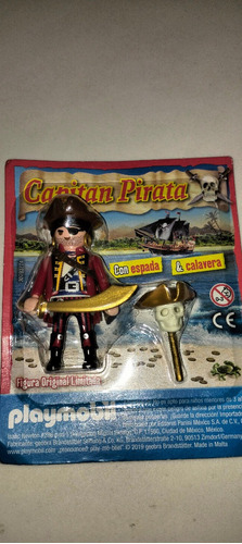 Figura Playmobil Capitán Pirata 