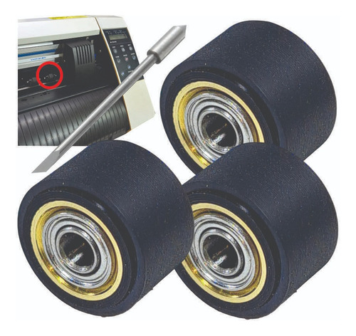 Gaphtec Pinch Roller Heavy Duty 3 Pz + Navaja Gratis