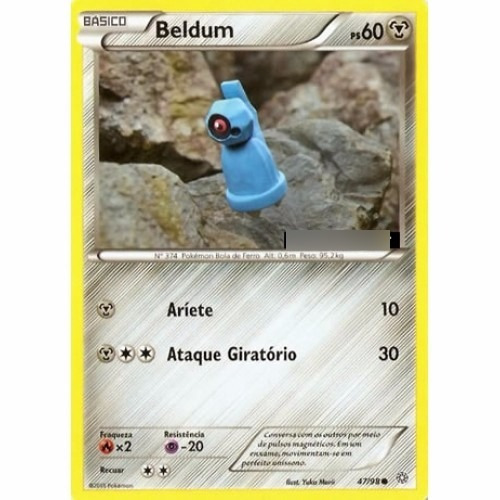 2x Beldum Pokémon Metal Comum 47/98 - Xy Origens Ancestrais