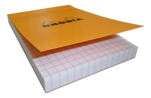 Bloco Notas Rhodia Laranja Quadric N°13 10,5x14,8cm 13200