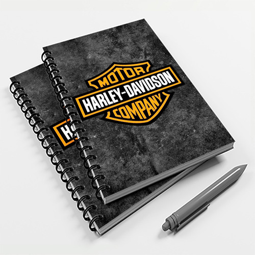 Caderno Universitário 10 Mat Moto Harley-davidson Mod 01