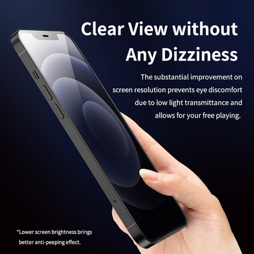 Imagen 3 de 9 de Lamina Hidrogel Antiespia Privacidad Para Samsung S22 Ultra