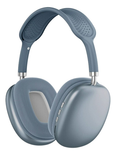 Fone De Ouvido Headset S/fio Bluetooth Max P9 Air Branco Cor Cinza Cor da luz Água