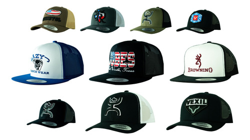 10 Gorras Vaqueras Estilo Ranch Corral Ajustables Adulto