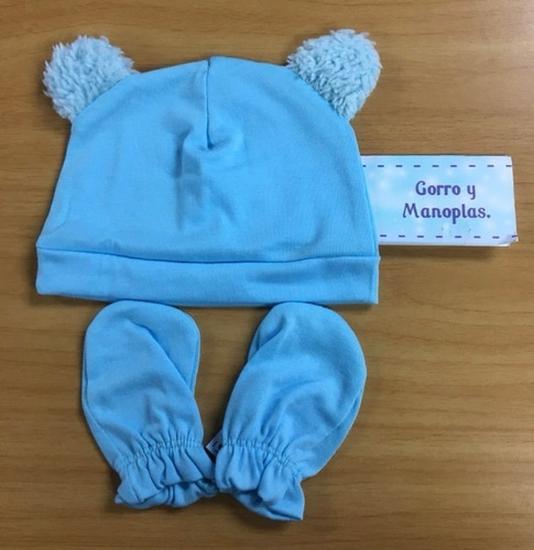 Set De Gorro Y Manoplas Para Bebes (niños).