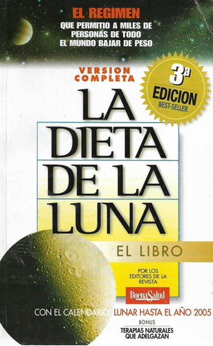 Libro : La Dieta De La Luna / Buena Salud / 