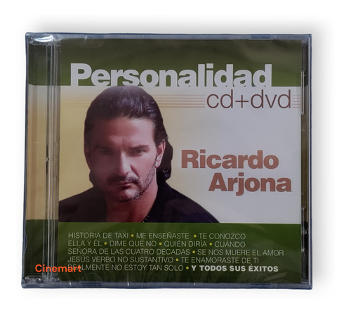 Ricardo Arjona Personalidad Cd + Dvd
