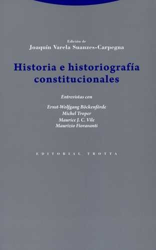 Libro Historia E Historiografía Constitucionales