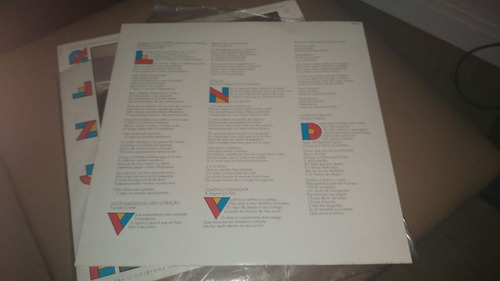 Disco Vinil Lp Fagner Romance No Deserto C/ Encarte Perfeito (Usado)
