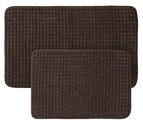 Tapete De Baño - 2 Pc Memory Foam Bath Mat Set By Bedfor