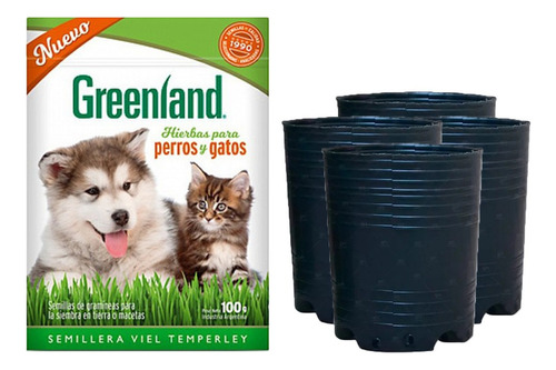 Semillas Greendland Para Perros Y Gatos Con Sopladas De 1lt