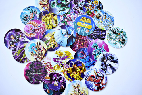Caballeros Del Zodiaco, Tazos Colección V°1 & 2