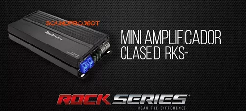 Mini Amplificador Full-Range 4 Canales Rock Series RKS-P800.4DM 880 Watts  Clase D