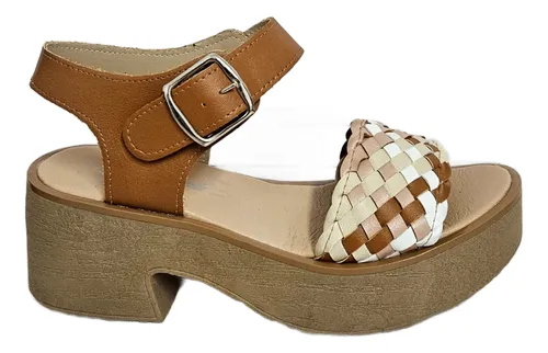 comprar Sandalias Tamagiu Trenzas Mujer Casual Taco Fiesta Suela