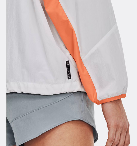 Campera Buzo Under Armour Rush Capucha Ripstop Deportes Moda