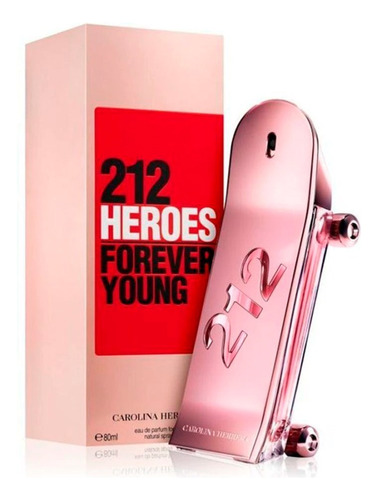 212 Heroes Feminino Eau De Parfum 80ml 