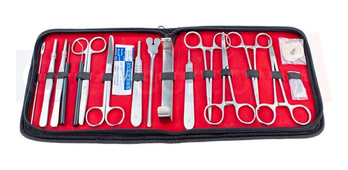 Estuche De Disección Se Kit De 20 Piezas 13-13 Marca Hergom