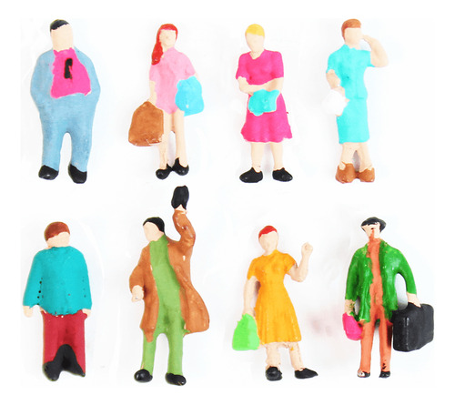 Figuras De Pessoas Para Maquetes 1/200 2310 Minitec 08 Peças