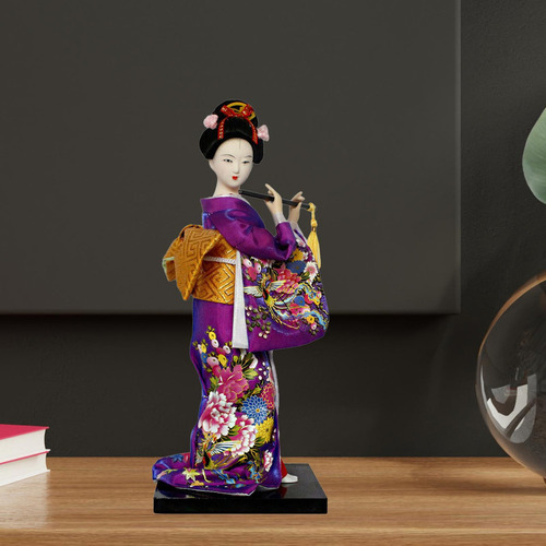 Boneca Geisha Japonesa Asiática, Boneca Oriental Estilo Eu