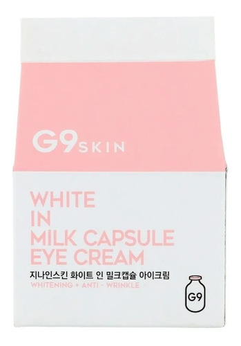 G9skin White In Milk Capsule Eye Cream Momento de aplicación Noche Tipo de piel Todo tipo de piel