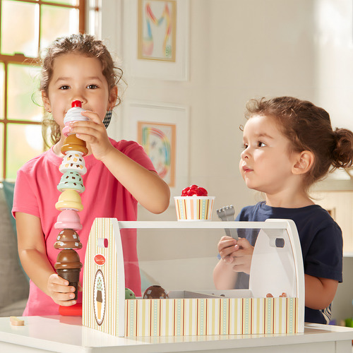 Melissa & Doug Mostrador De Helado De Madera