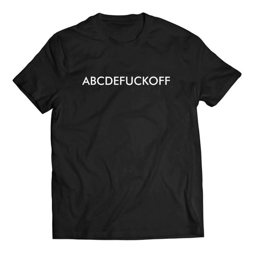 Camiseta  Abc Fuck Off Estilo Tumblr 2020 