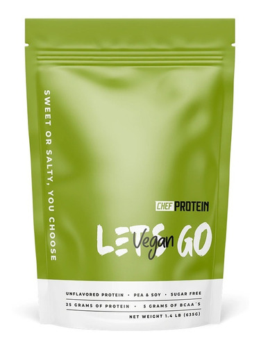 Proteina Vegana 653g Unflavored - Chef Protein Sabor Sin sabor