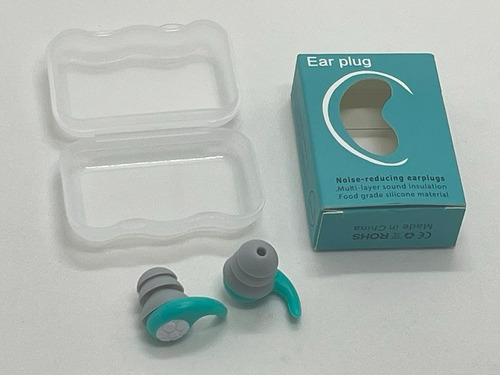 Abafador De Som Earplugs Para Autistas E Pessoas Sensíveis Cor Verde