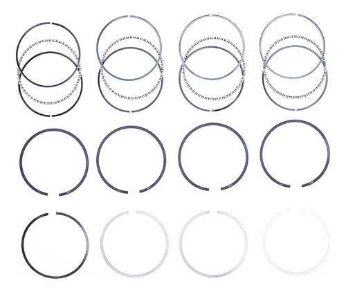 Aneis De Pistão Std Effa Furgão M100 Picape Van 1.0 8v