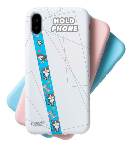 Capa MUNDO MERCH HOLD PHONE gato de 1 unidade