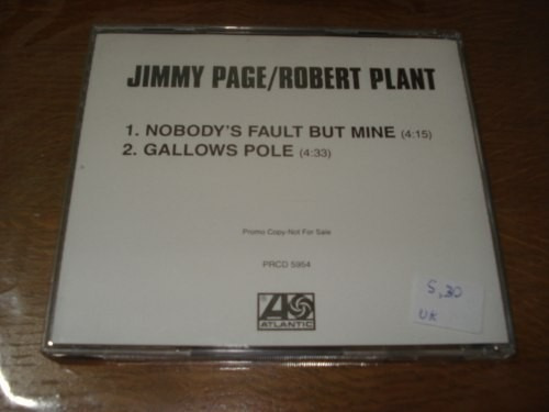 Jimmy Page Robert Plant Nobodys Led Zeppelin Cd Single Rar 