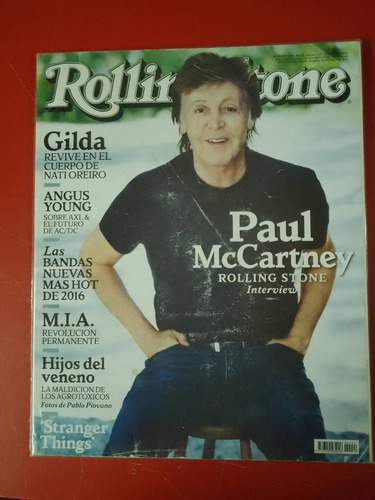 Revista Rolling Stone 222 Paul Mc Cartney Gilda Angus Young