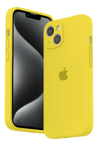 Funda Silicona Para iPhone 13 Pro Max Con Protector Camaras