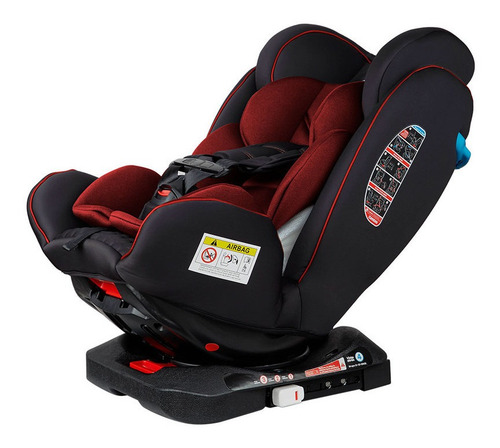 Butaca Carestino Denver 360º Grupo 0/i/ii/iii Isofix - Rojo