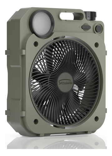 Ventilador De Camping Pequeño De 8'' 20000 Mah, 90° D...