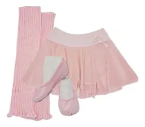 Comprar Media Puntas + Polainas + Pollerin Danza Ballet Colores Soko