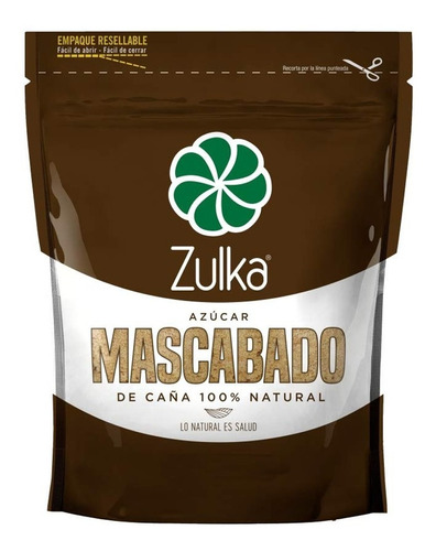 Azúcar Zulka Mascabado 100% Azúcar De Caña Natural 2kg